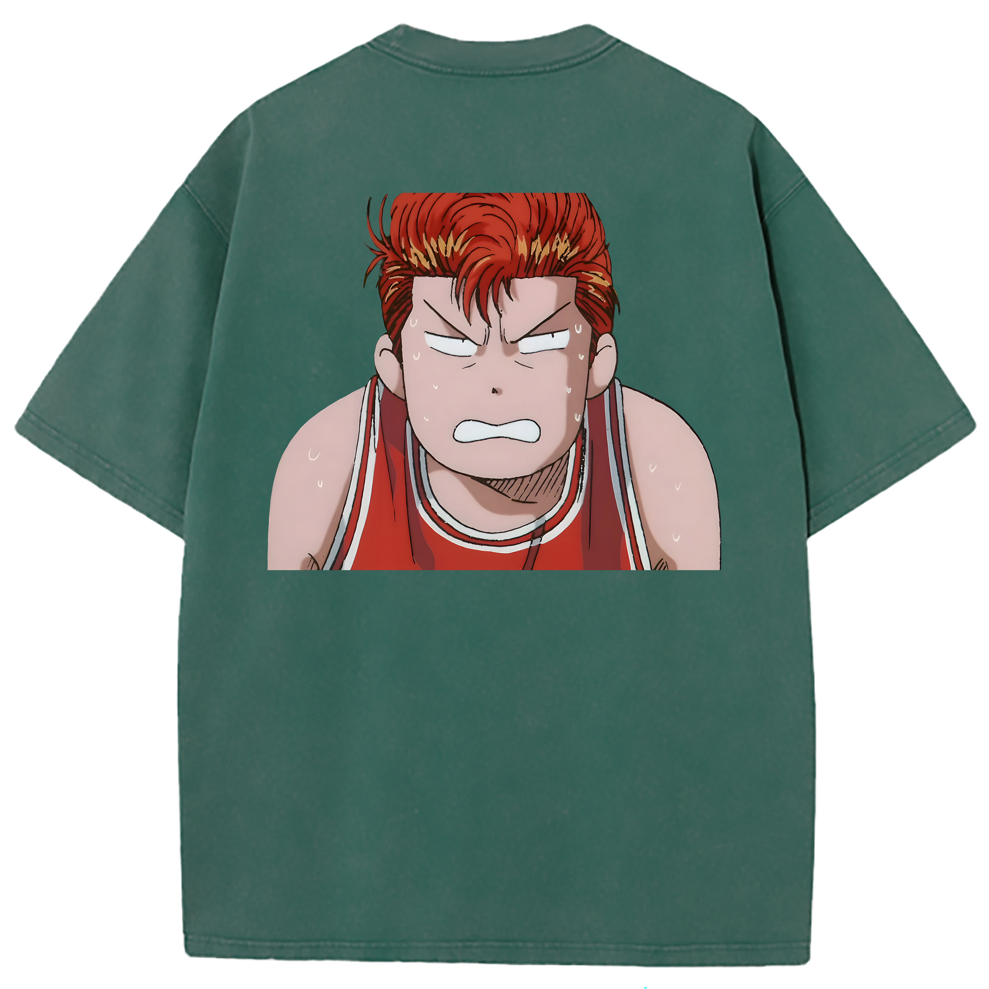 （画像用） SLAM DUNK／スラムダンク 綿100% ヴィンテージ風 半袖Tシャツ（背面プリント）